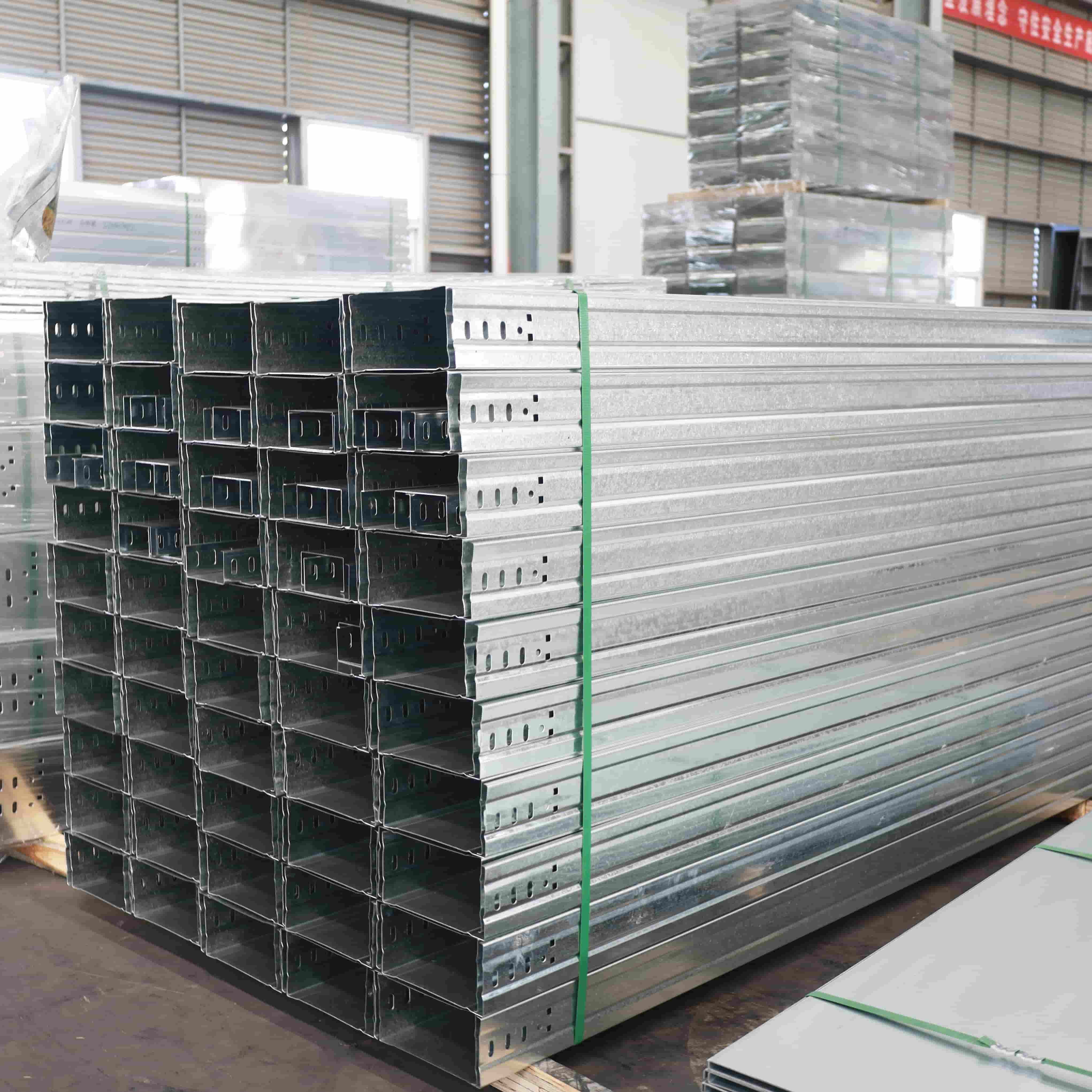 Ponte de calha de aço